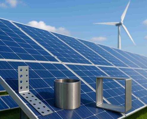 Piezas metálicas energías renovables