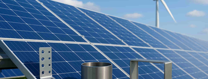 Piezas metálicas energías renovables