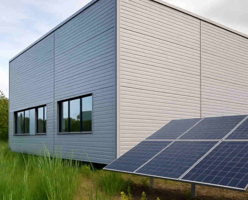 Panelado construcción sostenible